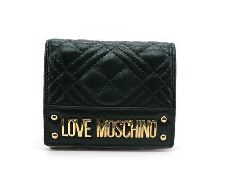 LOVE MOSCHINO Portafoglio Small Quilted Verde JC5631PP0BKA0850