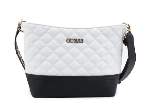 GUESS Illy Borsa Tracolla Trapuntata White Multi VG797001