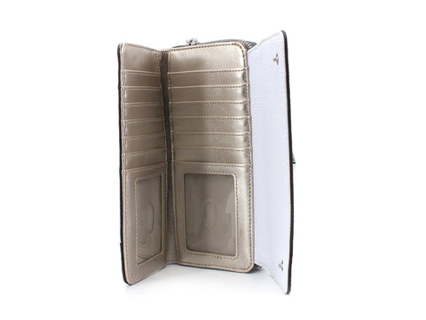 GUESS Destiny SLG Portafoglio Tasca Patella White VY787862