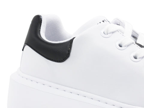 GUESS Sneaker Platform Retro White Black FL6BRDELE12