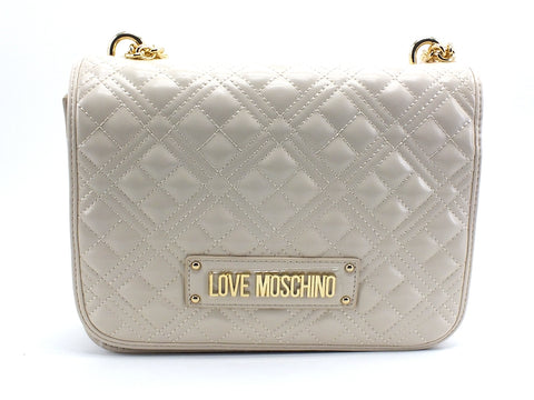 LOVE MOSCHINO Borsa Nappa Tracolla Manico Avorio JC4009PP1BLA0110