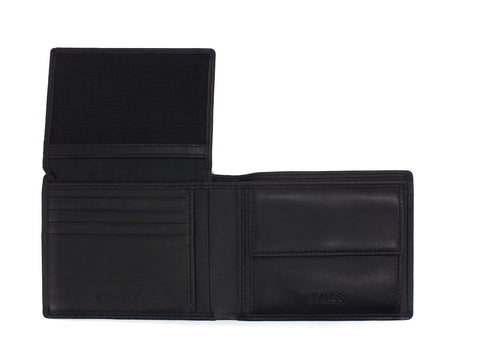 GUESS Portafoglio Uomo Pelle Card Coin Black SM2510LEA24