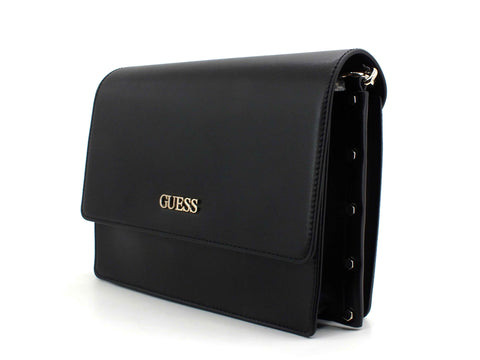 GUESS Tia Borsa Tracolla Rigida Logo Black VG788021
