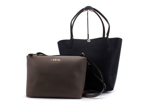 GUESS Alby Borsa Doppia Manici Pochette Black VG745523