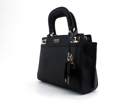 GUESS Katey Borsa Manici Small Lucchetto Black VG787006