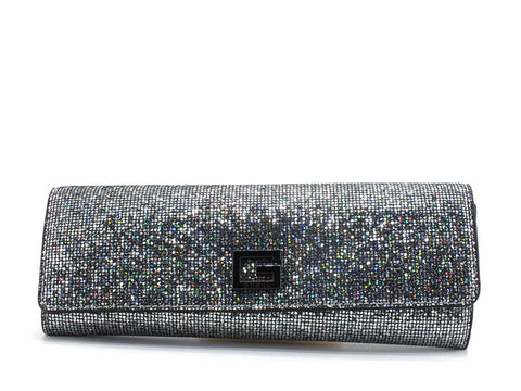 GUESS Pixi Mini Pochette Strass Catena Silver VM788473