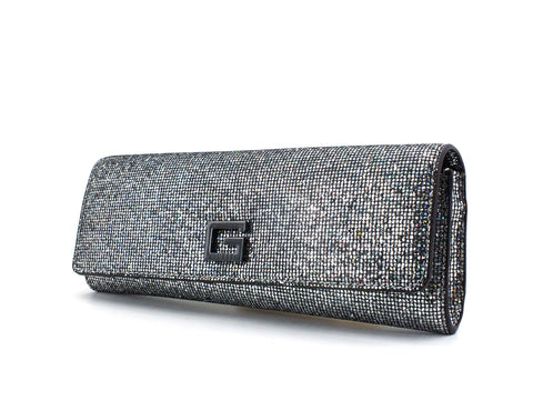 GUESS Pixi Mini Pochette Strass Catena Silver VM788473
