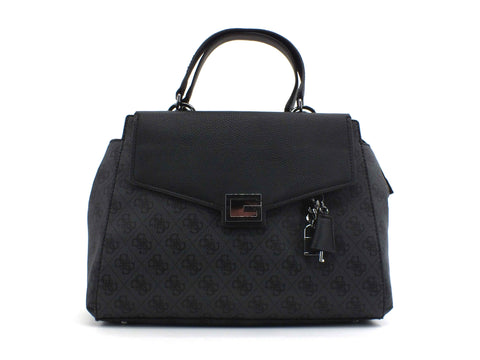 GUESS Valey Borsa Logo Manici Lucchetto Coal SM787307