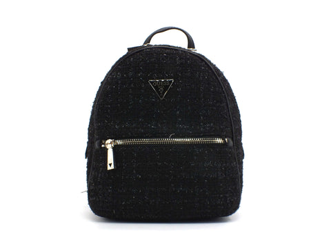 GUESS Cessily Zainetto Lamè Logo Black TG767932