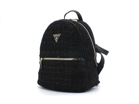 GUESS Cessily Zainetto Lamè Logo Black TG767932