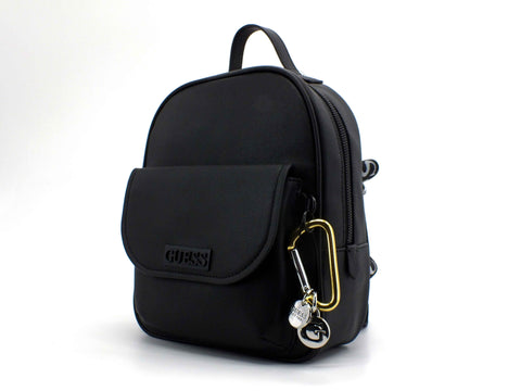 GUESS Lane Zaino Pelle Midi Logo Black VE788332