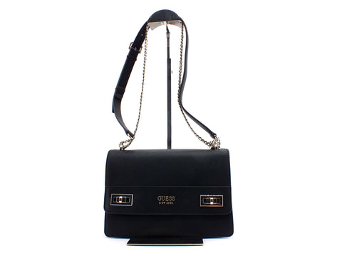 GUESS Katey Borsa Tracolla Catena Logo Black VG787021