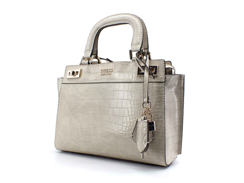 GUESS Katey Borsa Manici Cocco Lucchetto Stone CG787006