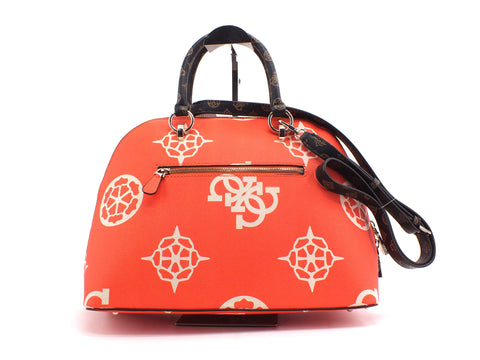 GUESS South Baby Borsa Bauletto Logo Orange Multi SG775207