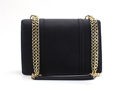 LOVE MOSCHINO Borsa Manici Stampa Nero Oro JC4072PP1CLG100B