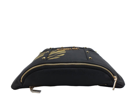 LOVE MOSCHINO Marsupio Stampa Cuore Nero Oro JC4073PP1CLG100B