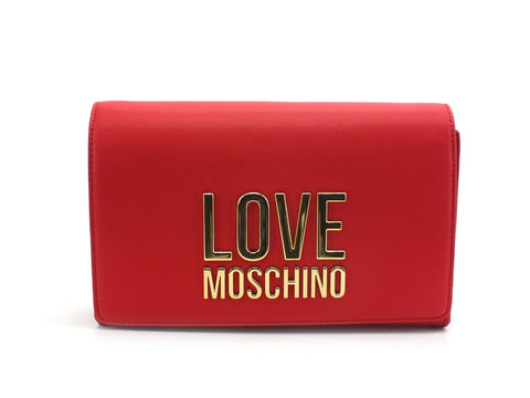 LOVE MOSCHINO Pochette Borsa Logo Oro Rosso JC4127PP1CLN2500