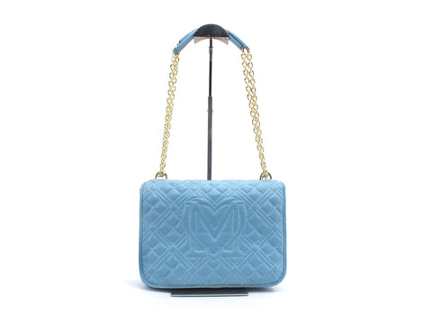 LOVE MOSCHINO Borsa Trapuntata Manici Catena Azzurro JC4000PP1CLA0700