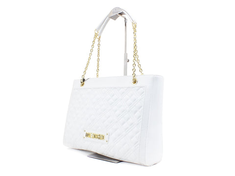 LOVE MOSCHINO Borsa Quilted Nappa Bianco JC4006PP1CLA0100