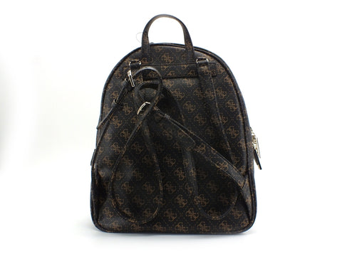 GUESS Manhattan Zaino Pelle Loghi Brown QL699432