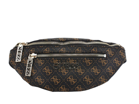 GUESS Manhattan Mini Marsupio Loghi Brown  QL699480