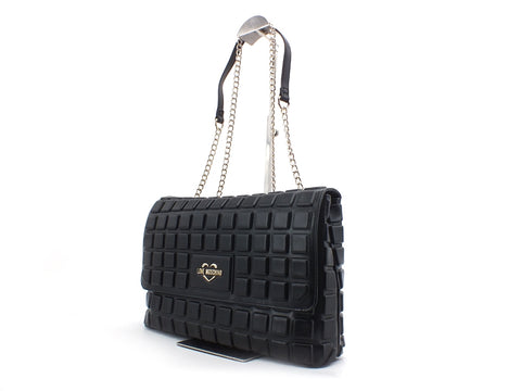 LOVE MOSCHINO Borsa Carrarmato Logo Nero JC4039PP1CLD0000