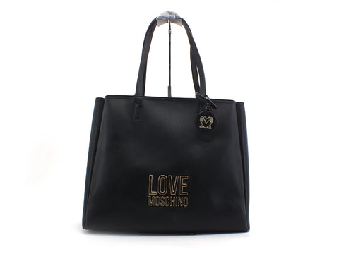 LOVE MOSCHINO Borsa Shopper Logo Nero JC4100PP1CLJ000A