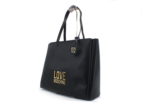 LOVE MOSCHINO Borsa Shopper Logo Nero JC4100PP1CLJ000A