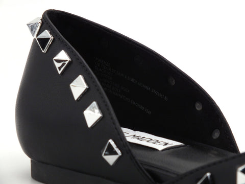 STEVE MADDEN Firenze Ballerina Punta Borchie Black FIRE07S1