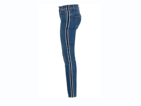 CAFENOIR Jeans Banda Brillantini Blu Medio Chiaro JJ6160