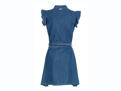 CAFENOIR Abito Jeans Smanicato Blu Denim Chiaro JJ6130