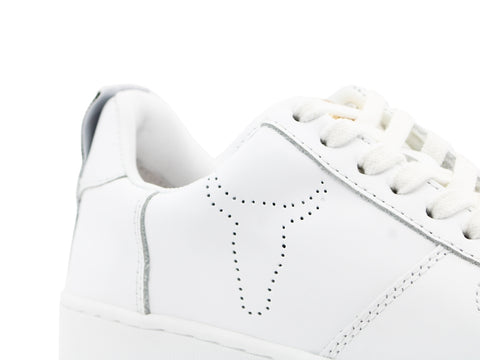 WINDSOR SMITH Sneaker Ox Platform Pelle White RACERR