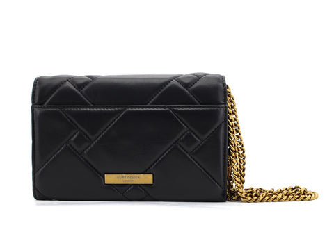 KURT GEIGER Kensigton Quilt Wallet Black 4708300109