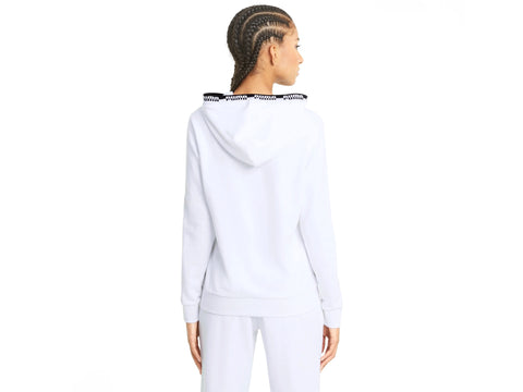 PUMA Amplified Hoodie Felpa Cappuccio White 585910 02