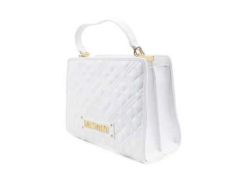 LOVE MOSCHINO Borsa Manico Tracolla Quilted Bianco JC4007PP1CLA0100