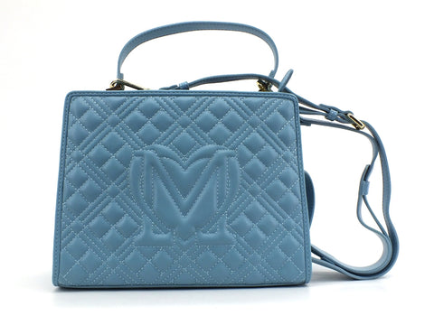 LOVE MOSCHINO Borsa Manico Tracolla Quilted Azzurro JC4007PP1CLA0700