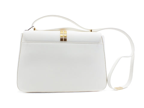 LOVE MOSCHINO Borsa Rigido Logo Metal Bianco JC4091PP1CLN0100