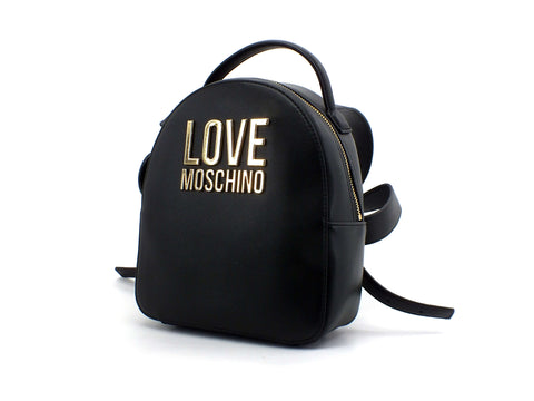 LOVE MOSCHINO Zaino Bonded Pu Logo Nero JC4101PP1CLJ000A