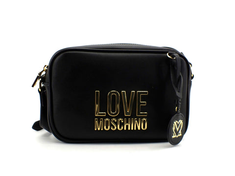 LOVE MOSCHINO Pochette Bonded Logo Oro Nero JC4107PP1CLJ000A