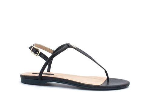 PATRIZIA PEPE Sandalo Infradito Borchie Gold Nero 2VA248-A3KW