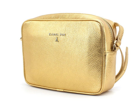 PATRIZIA PEPE Tracolla Pelle Laminata Gold Star 2V8985-A4U8N