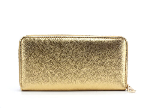 PATRIZIA PEPE Portafoglio Donna Zip Around Oro Gold Star 2V4879-A4U8N