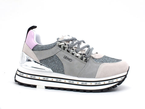 LIU JO Maxi Wonder 22 Sneaker Running Catene Grey BA1065PX027