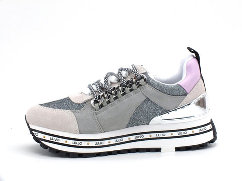 LIU JO Maxi Wonder 22 Sneaker Running Catene Grey BA1065PX027