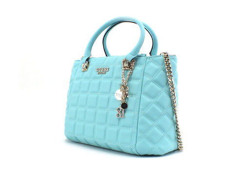 GUESS Kamina Tote Borsa Trapuntata Acqua VG811106
