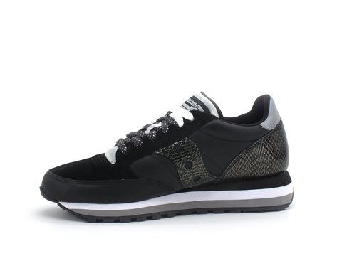 SAUCONY Jazz Triple W Snake Skin Sneaker Donna Black Snake S60550-2