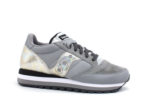 SAUCONY Jazz Triple W Snake Skin Sneaker Donna Grey Snake S60550-3