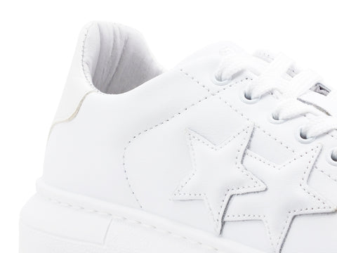 2STAR Sneaker PR Retro Sneaker Donna White 2SD2873
