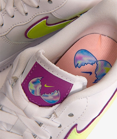 NIKE Air Force 1 Low Easter Wmns Sneaker Donna White Hyper Blue CW0367-100
