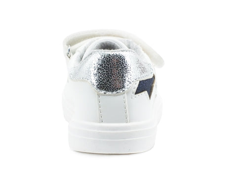 TOMMY HILFIGER Sneaker Bambina Strap Stelle Glitter White Multicolor T1A4-31015